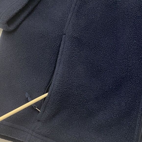 LL Bean  1/4 Zip Pullover Fleece Sweater Men's Large Tall Navy Blue - Picture 7 of 11